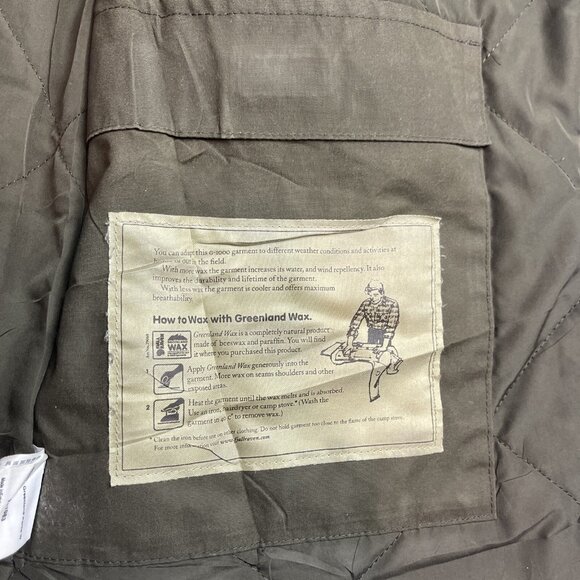 Fjallraven Greenland Parka (89259) Jacket Women Sz S Dark Olive green (Read) - Picture 10 of 16